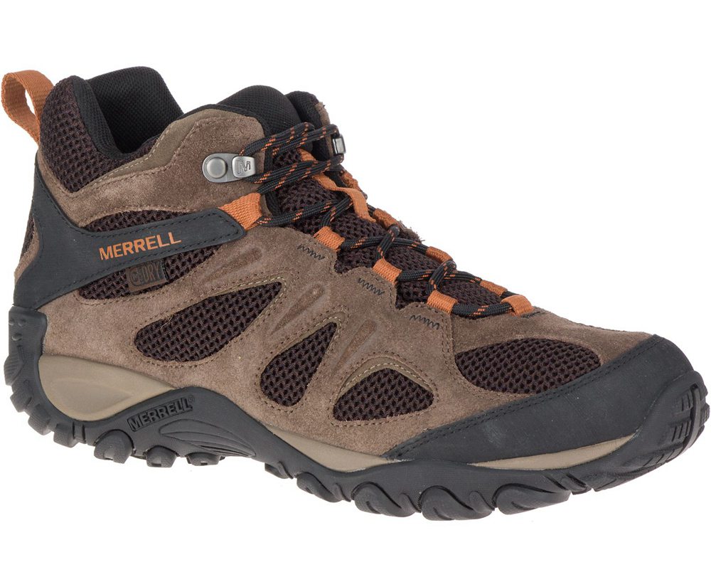 Merrell Vandrestøvler Herre - Yokota 2 Mid Waterproof - Brune - YGI751832